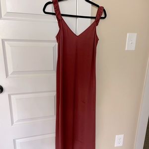 Silky full length dress